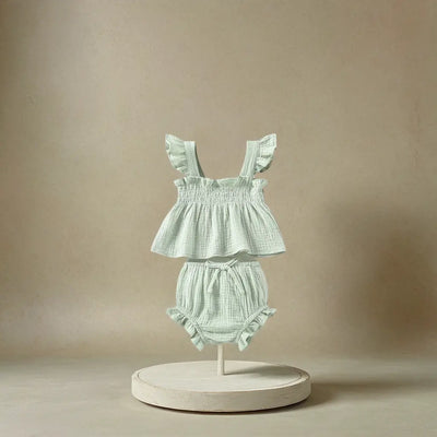 🌸 Ensemble Fille Été – Débardeur Bretelles + Short And Class