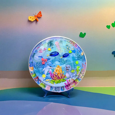 Grand tapis d'eau bébé, Motif Dauphin et Phoque Ali Express