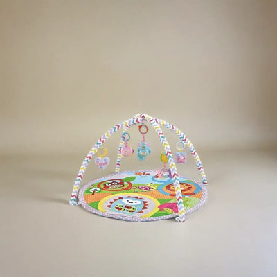 Tapis d’Éveil Bébé – Cadre de Fitness Éducatif avec Support pour Jouets (0 à 12 mois) Ali Express
