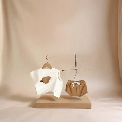 🍦 Ensemble Bébé Fille Été – Motif Glace | 2 Pièces Coton Doux – accesoires | Boutique And Class